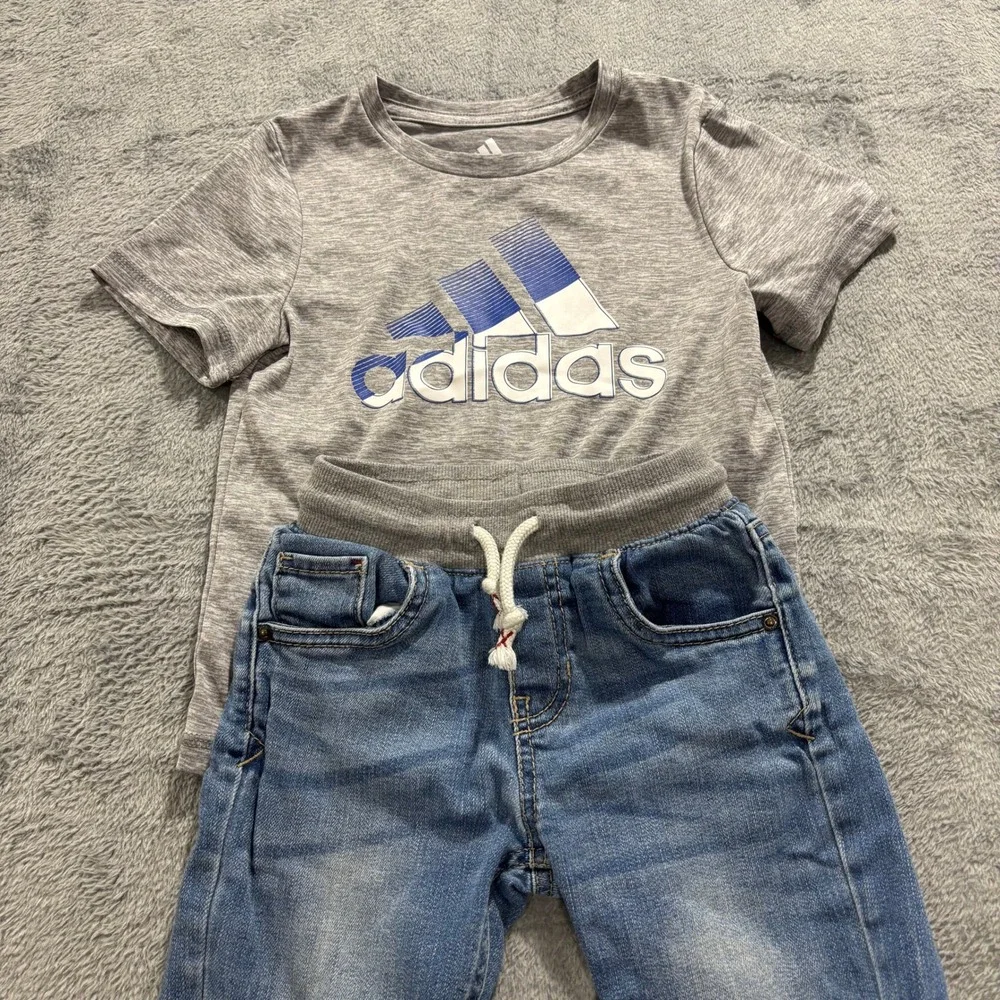 Adidas Under Armour Cat & Jack Carters 3T 4T Blue Gray Boy Lot Athleisure Casual